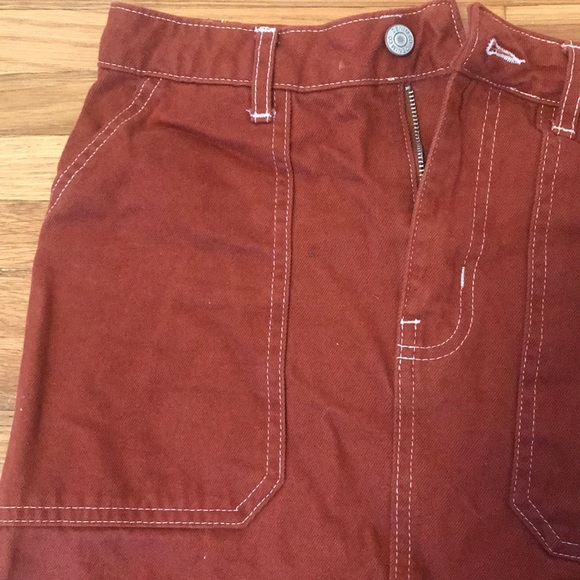 🔥3 for $30 🔥Tan brown mini skirt - Picture 2 of 3